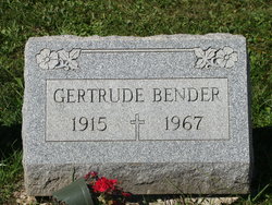 Gertrude <I>Sweeney</I> Bender 