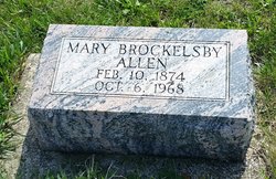Mary <I>Brockelsby</I> Allen 