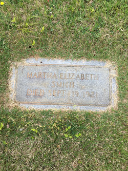 Martha Elizabeth <I>Smith</I> Smith 