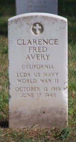 LCDR Clarence Franklin “Fred” Avery 