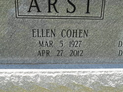 Ellen <I>Cohen</I> Arst 
