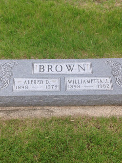 Williametta Jane <I>Williams</I> Brown 