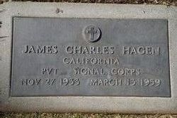 Pvt James Charles Hagen 