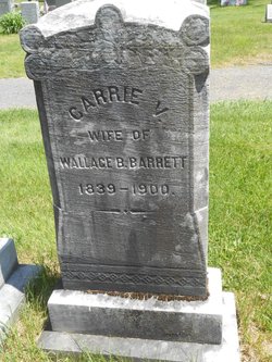 Caroline V “Carrie” <I>Gillespie</I> Barrett 