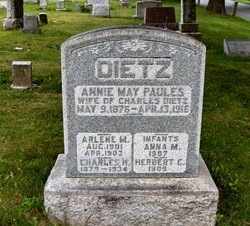Annie May <I>Paules</I> Dietz 