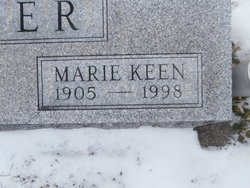 Fannie Marie <I>Keen</I> Ader 