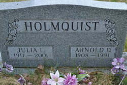 Julia Lucille <I>Williams</I> Holmquist 
