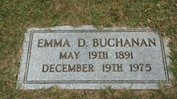 Emma Etta <I>Davis</I> Buchanan 
