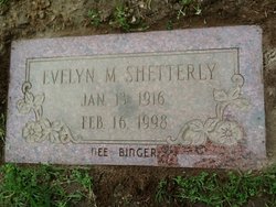 Evelyn May <I>Binger</I> Shetterly 