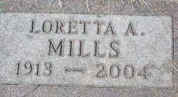 Loretta Agnes <I>Burns</I> Mills 