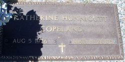 Katherine <I>Hunnicutt</I> Copeland 