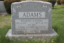Ethel G. <I>Christianson</I> Adams 