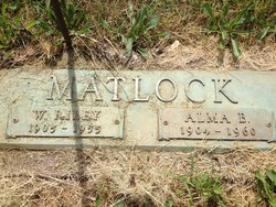 Alma Belle <I>Hatcher</I> Matlock 