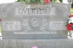 Sarah M. <I>Whitlow</I> Overturf 
