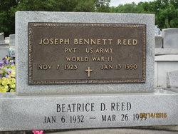 PVT Joseph Bennett Reed 