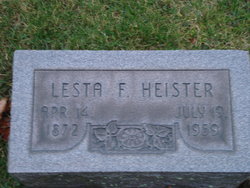 Celestie F. “Lesta” <I>Johns</I> Heister 