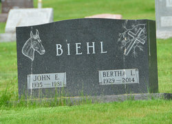 Bertha L. <I>Dubel</I> Biehl 