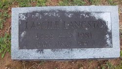 James Argile Langston 