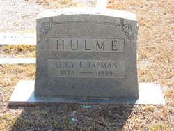 Lucy <I>Chapman</I> Hulme 
