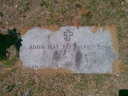 Addie Mae “Pat” <I>Holmes</I> Merryfield 