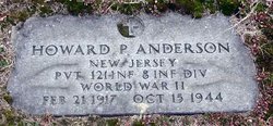 PVT Howard Parsons Anderson 