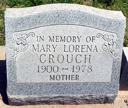 Mary Lorena <I>Close</I> Crouch 