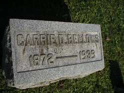 Carrie E <I>Decker</I> Bellows 