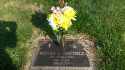 Bertha L. <I>Peace</I> Mayfield 