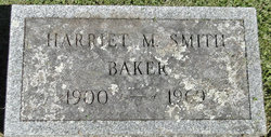 Harriet M. <I>Harden</I> Baker 