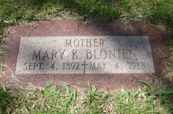 Mary Katherine <I>Huber</I> Blonien 