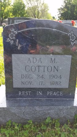Ada May <I>Graham</I> Cotton 