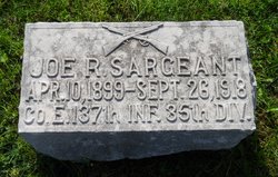 Joseph R “Joe” Sargeant 