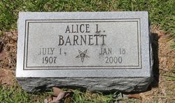 Alice Ladella <I>Kelley</I> Barnett 