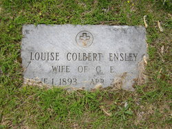 Louise C <I>Colbert</I> Ensley 