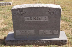 Mary Francis <I>Eades</I> Arnold 