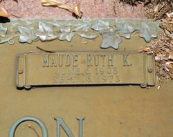 Maude Ruth <I>Knight</I> Anderson 