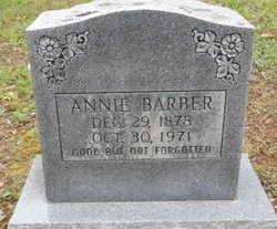 Annie M <I>Freeman</I> Barber 