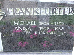 Anna <I>Burkhart</I> Frankfurter 