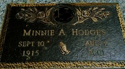 Minnie Addie <I>Davis</I> Hodges 