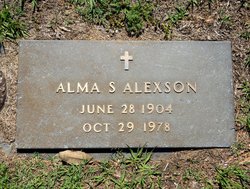 Alma <I>Stogner</I> Alexson 