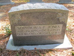 Sophronia Pigott <I>Fulford</I> Jones 