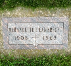 Bernadette Ida <I>Scherber</I> Lambrecht 