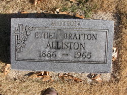 Ora Ethel <I>Bratton</I> Alliston 