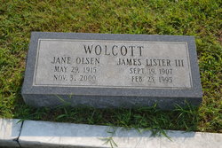 James Lister Wolcott III