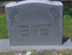 Oma Jane <I>Lawrence</I> Cooper 