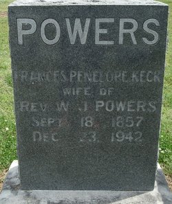 Frances Penelope <I>Keck</I> Powers 