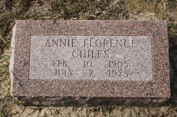 Annie Florence <I>Newsom</I> Chiles 