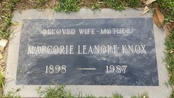 Margorie Leanore <I>Hug</I> Knox 
