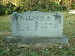 Mattie E. <I>McCommas</I> Williamson 