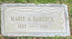 Marie A. <I>Trecker</I> Babcock 